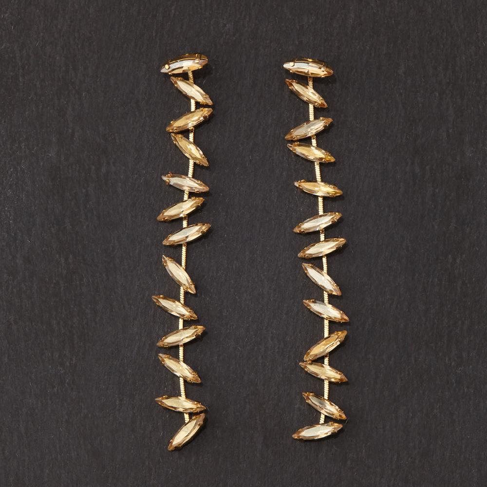 Silvia Gnecchi Navette Long Earrings Acquista Ora