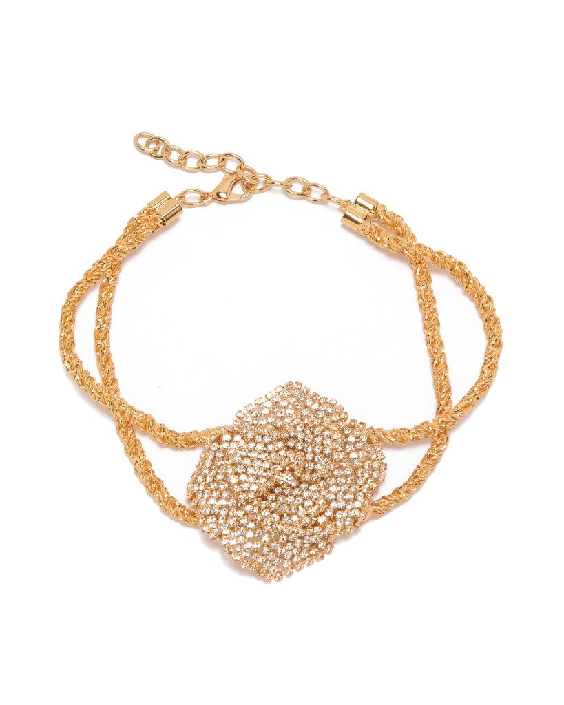 Silvia Gnecchi Rose Choker In Saldo