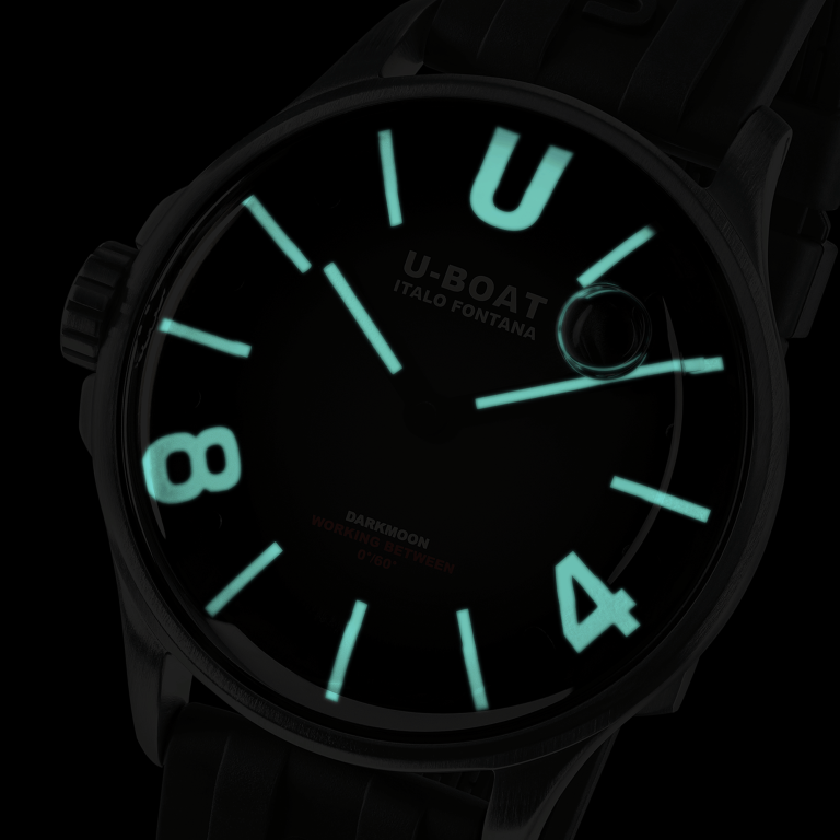 U Boat DARKMOON 40 MM BLACK SS Vendita Economica