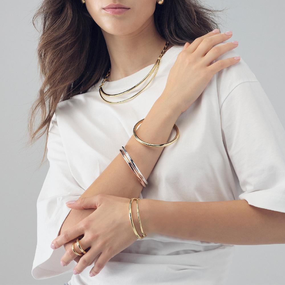 Unoaerre Bracciale bangle dorato | UNOAERRE Gioielli Spedizione Gratuita