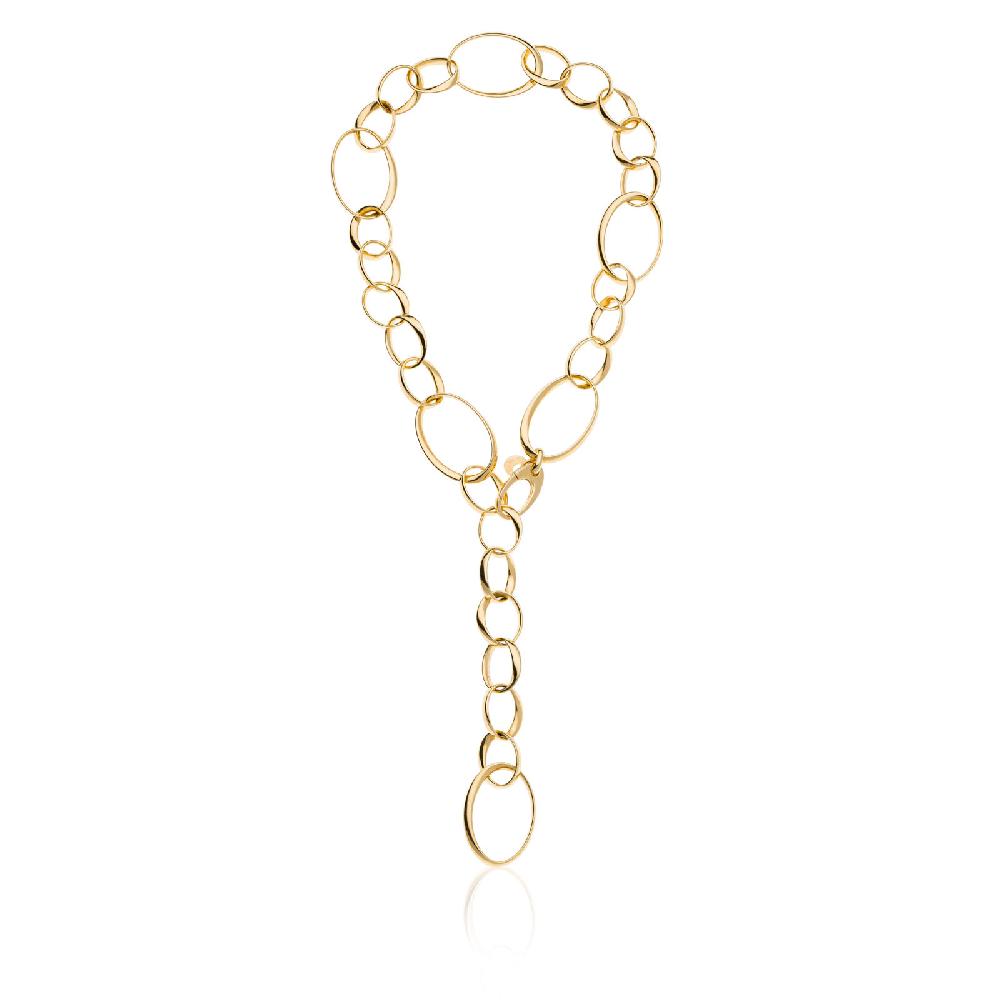 Unoaerre Collana donna catena in argento dorato | UNOAERRE Gioielli Saldi Di Fabbrica