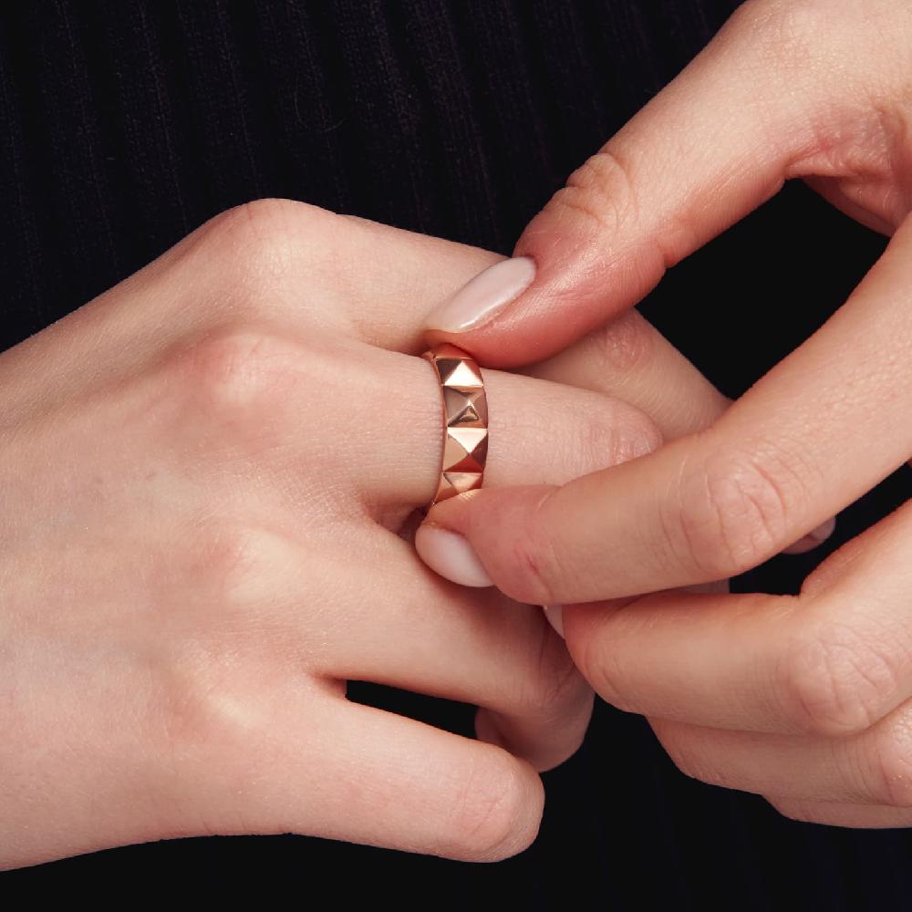 Unoaerre Anello in bronzo dorato rosa 520661 | UNOAERRE Gioielli Fino Al -60%