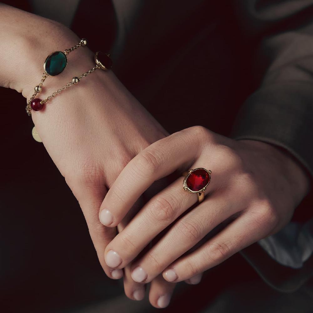 Unoaerre Anello con pietra rossa | UNOAERRE Gioielli Moda