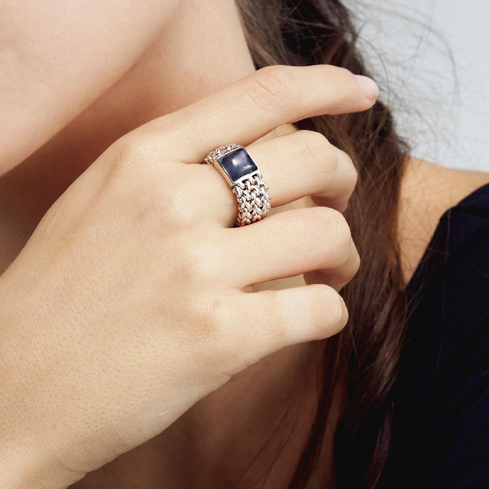 Unoaerre Anello in argento con ametista | UNOAERRE Gioielli Affare Del Giorno