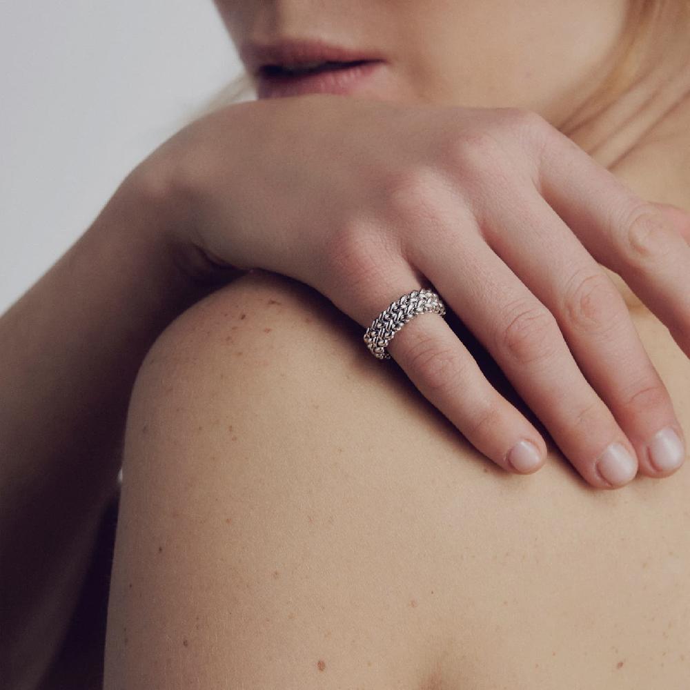 Unoaerre Anello a fascia in argento Chicco | UNOAERRE Gioielli 2025