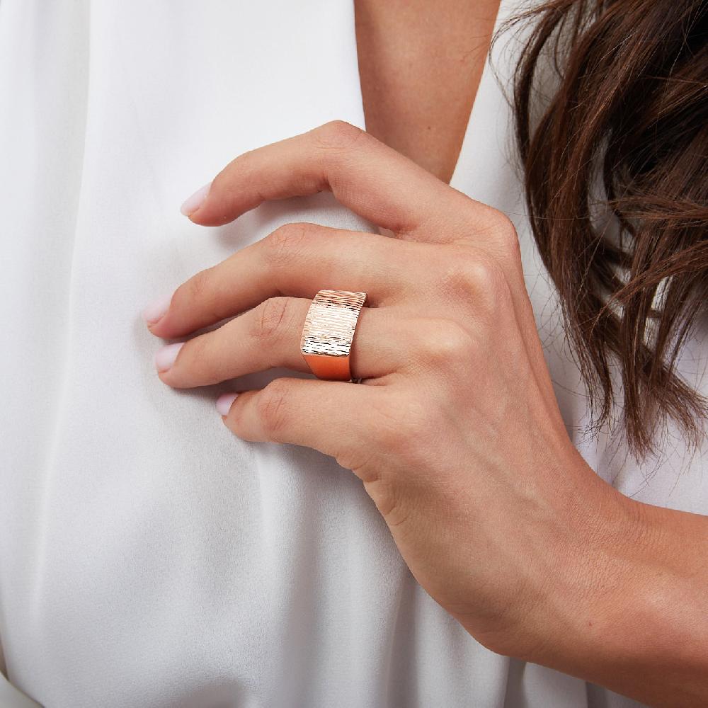 Unoaerre Anello in bronzo dorato rosa 512214 | UNOAERRE Gioielli Promozione Limitata