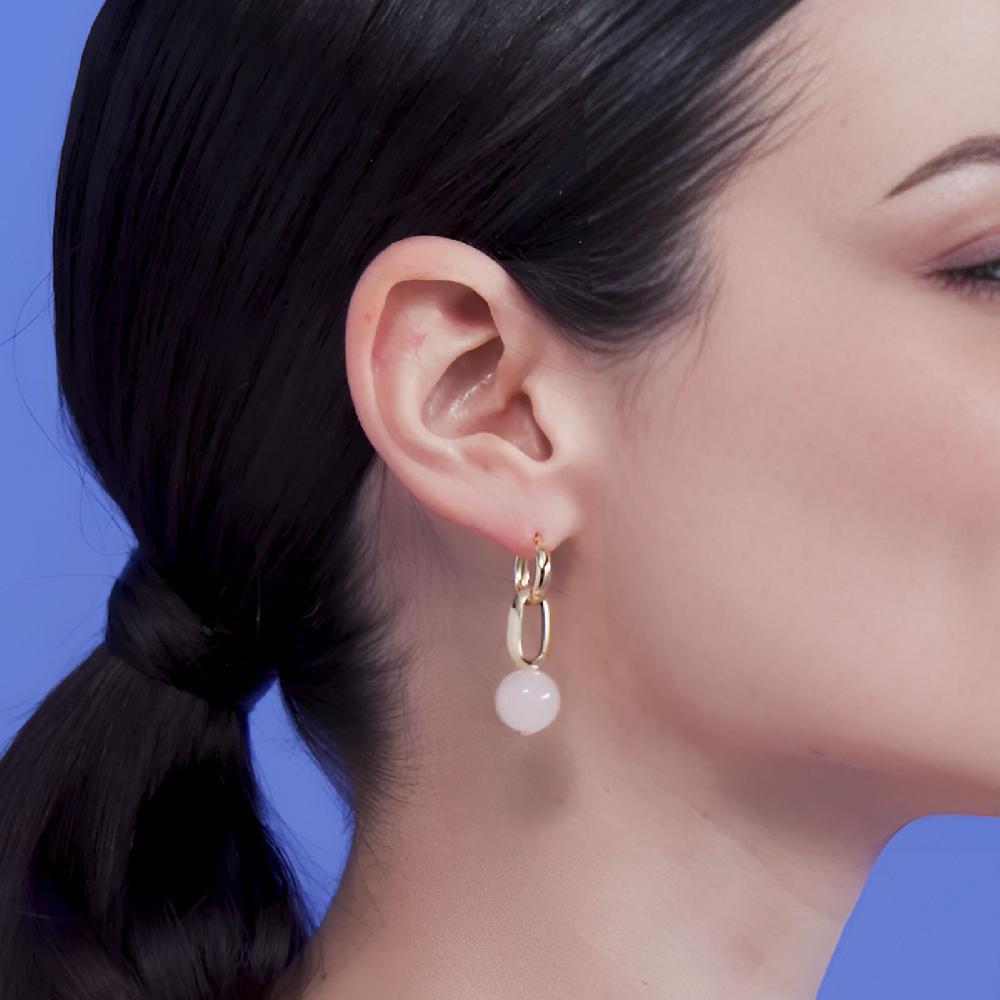 Unoaerre Orecchini con perla rosa | UNOAERRE Gioielli Promozione