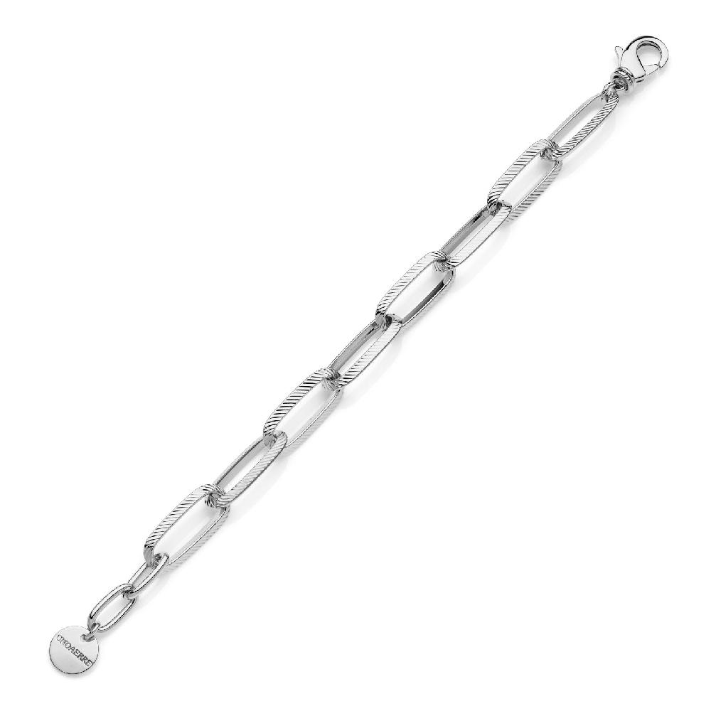 Unoaerre Bracciale catena forzatina argentata | UNOAERRE Gioielli Soddisfazione Garantita