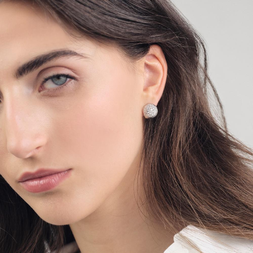 Unoaerre Orecchini in argento con zirconi | UNOAERRE Gioielli Italia