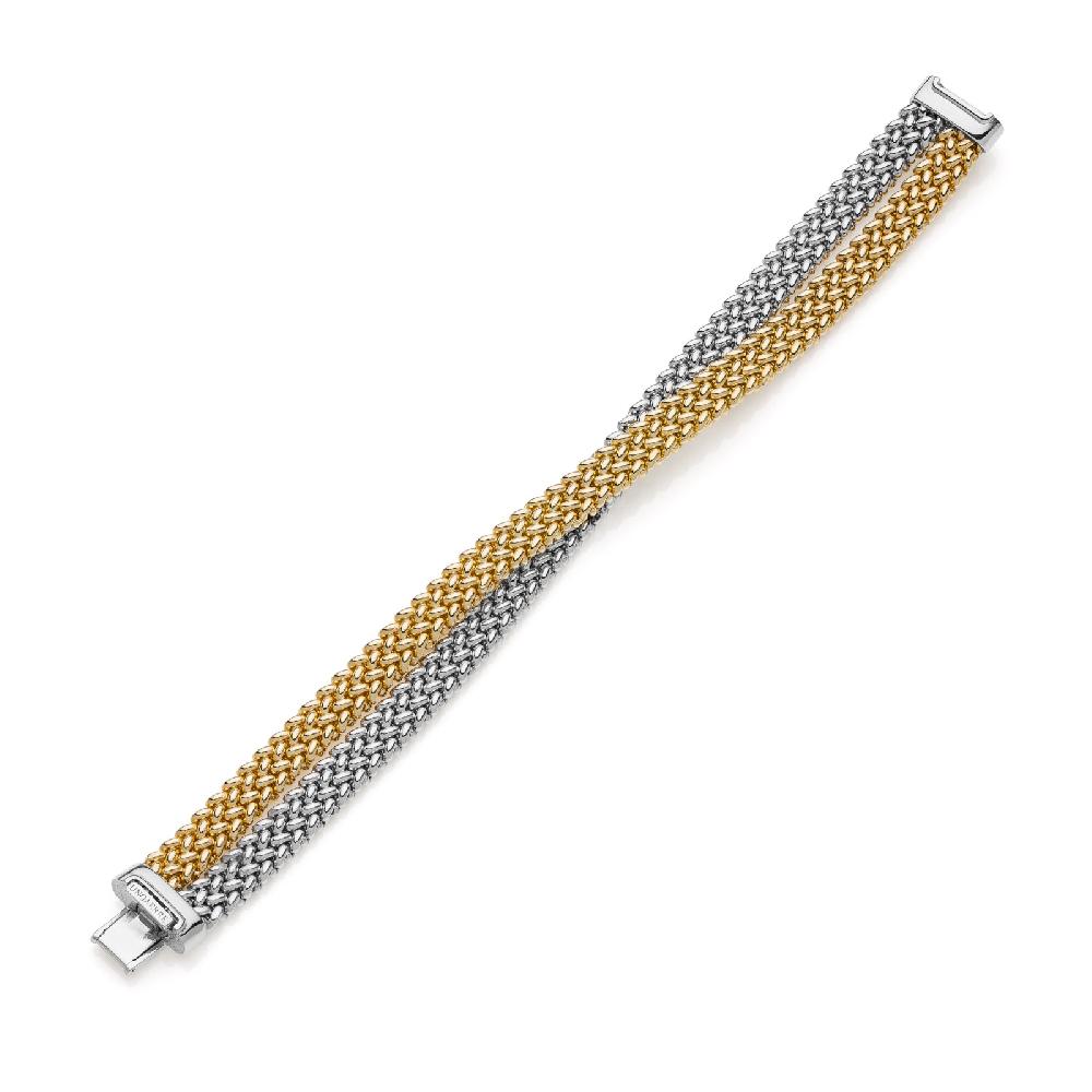 Unoaerre Bracciale argento bicolore | UNOAERRE Gioielli Offerta