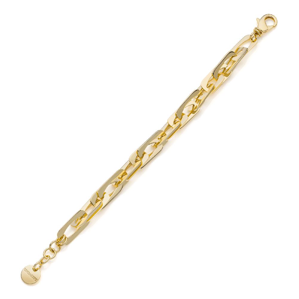 Unoaerre Bracciale dorato catena fantasia | UNOAERRE Gioielli Economico