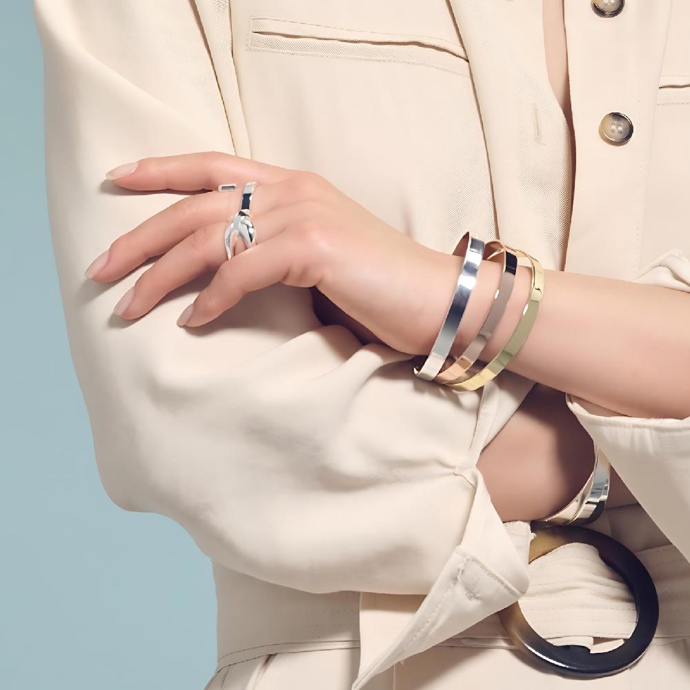 Unoaerre Bracciale bangle argentato | UNOAERRE Gioielli I Più Venduti