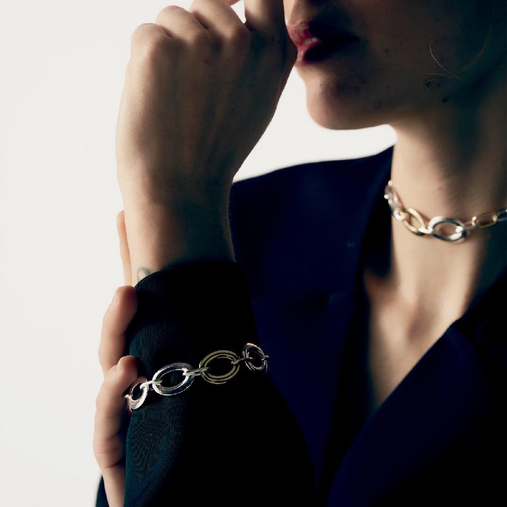 Unoaerre Bracciale donna bicolore Infinity | UNOAERRE Gioielli Italia
