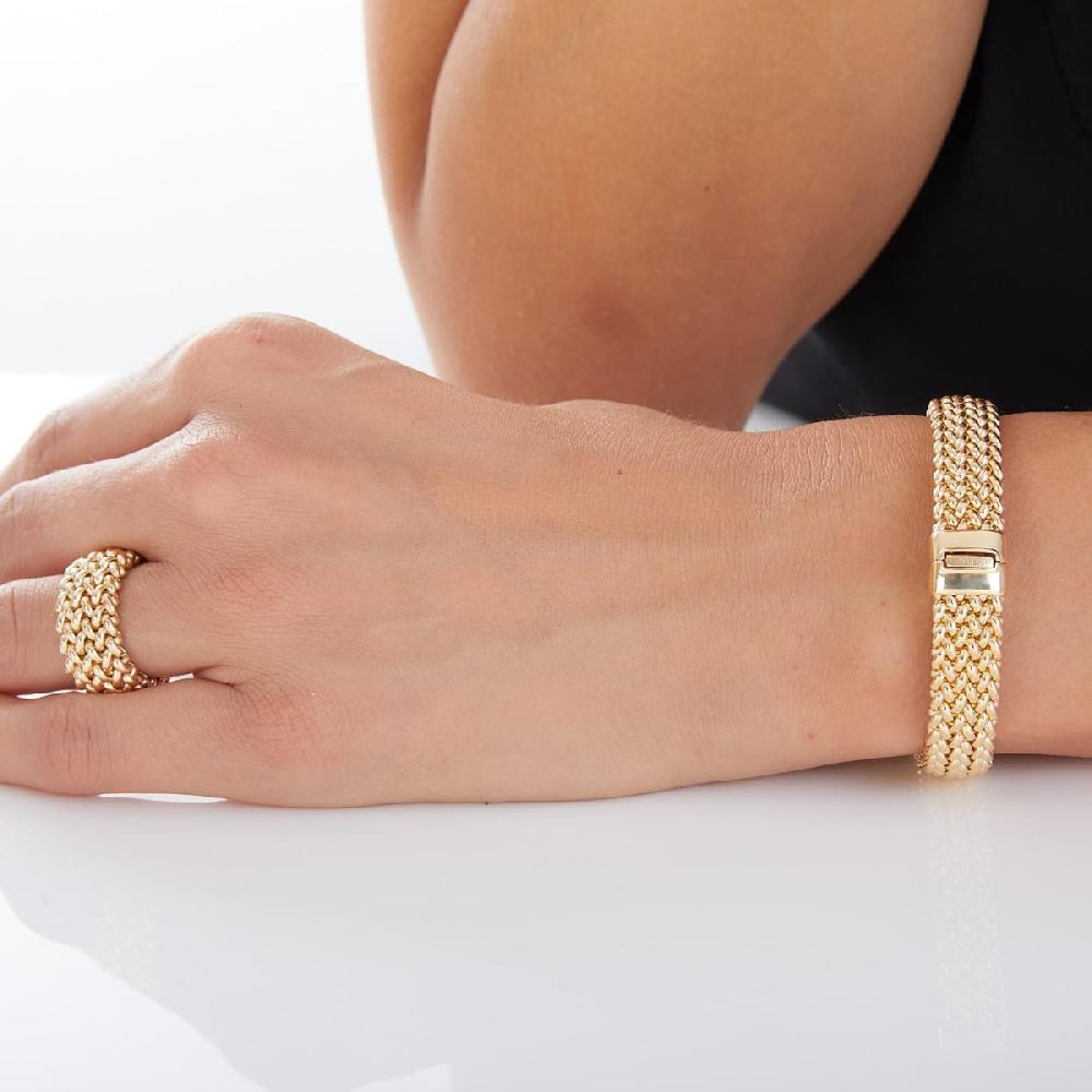 Unoaerre Bracciale in argento dorato 510197 | UNOAERRE Gioielli Affare Del Giorno