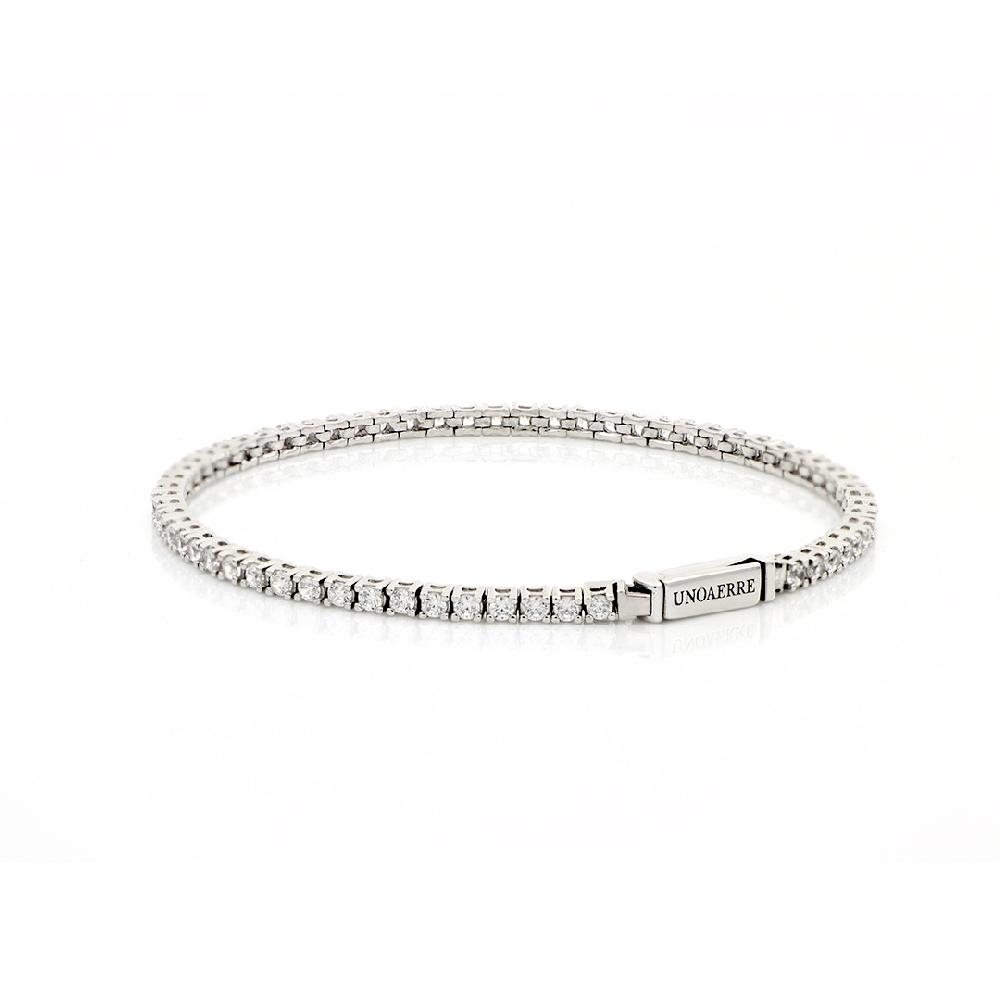 Unoaerre Bracciale Tennis in Argento con zirconi | UNOAERRE Gioielli In Linea