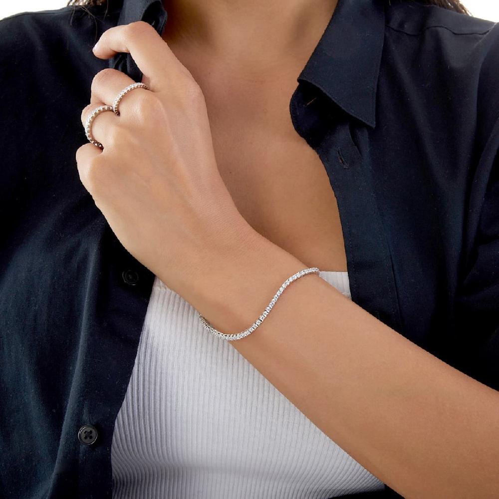 Unoaerre Bracciale Tennis in Argento con zirconi | UNOAERRE Gioielli In Linea