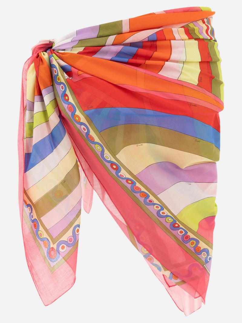 Vietti Pucci Sarong con stampa Iride e Onde Offerte