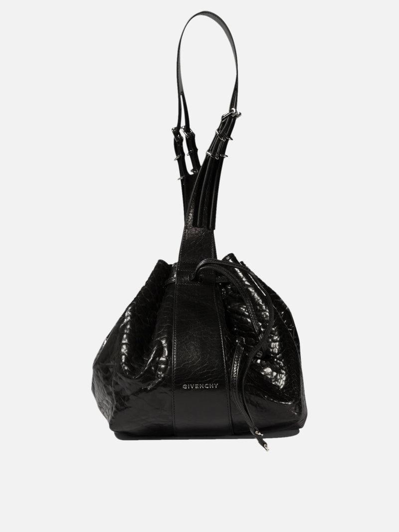 Vietti Givenchy Borsa a spalla "Pumpkin Medium" in pelle verniciata craquelé Offerta