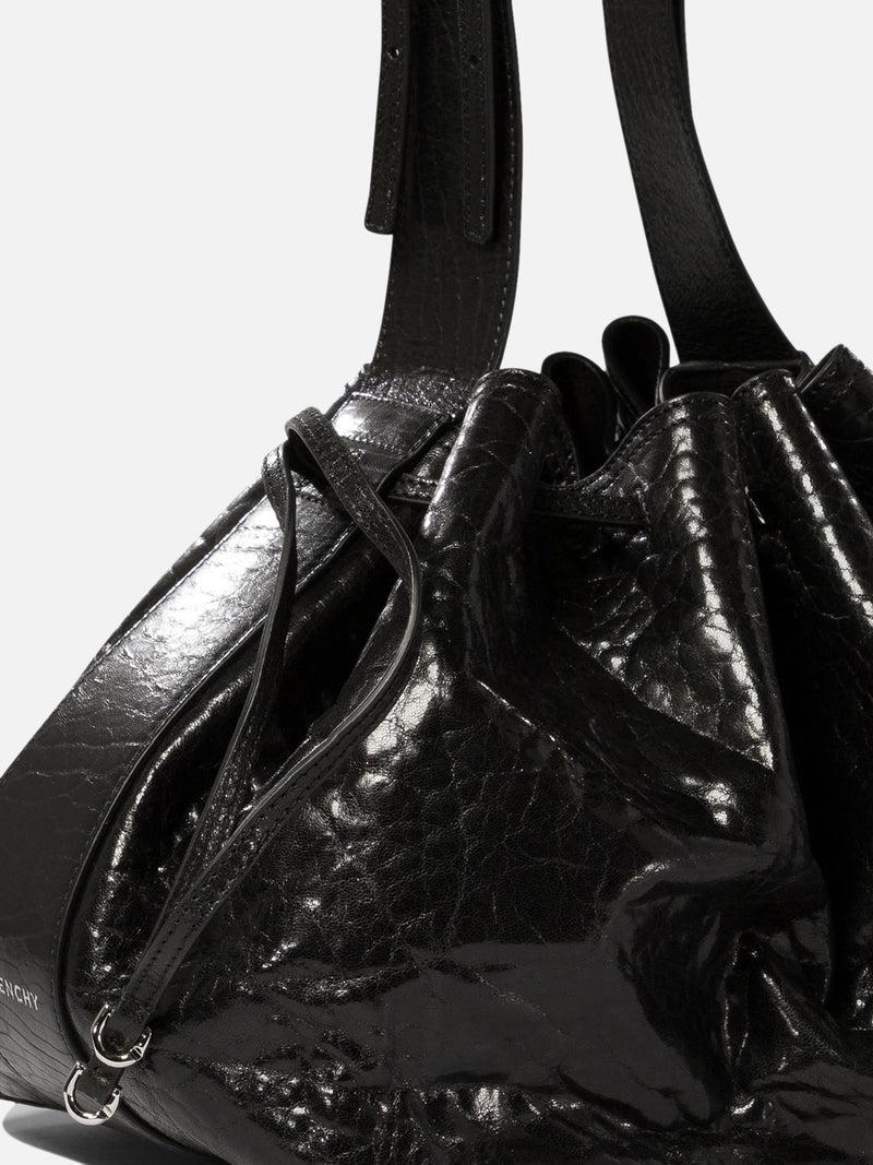 Vietti Givenchy Borsa a spalla "Pumpkin Medium" in pelle verniciata craquelé Offerta