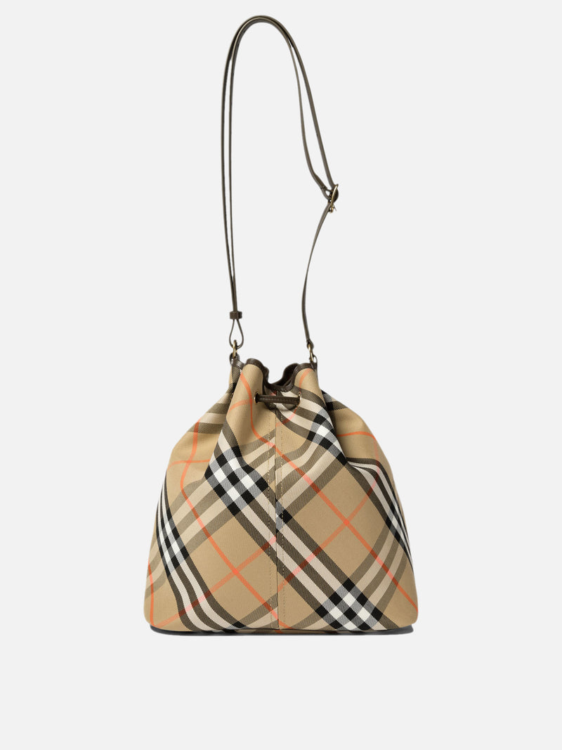 Vietti Burberry Borsa a secchiello "Vintage Check" Outlet