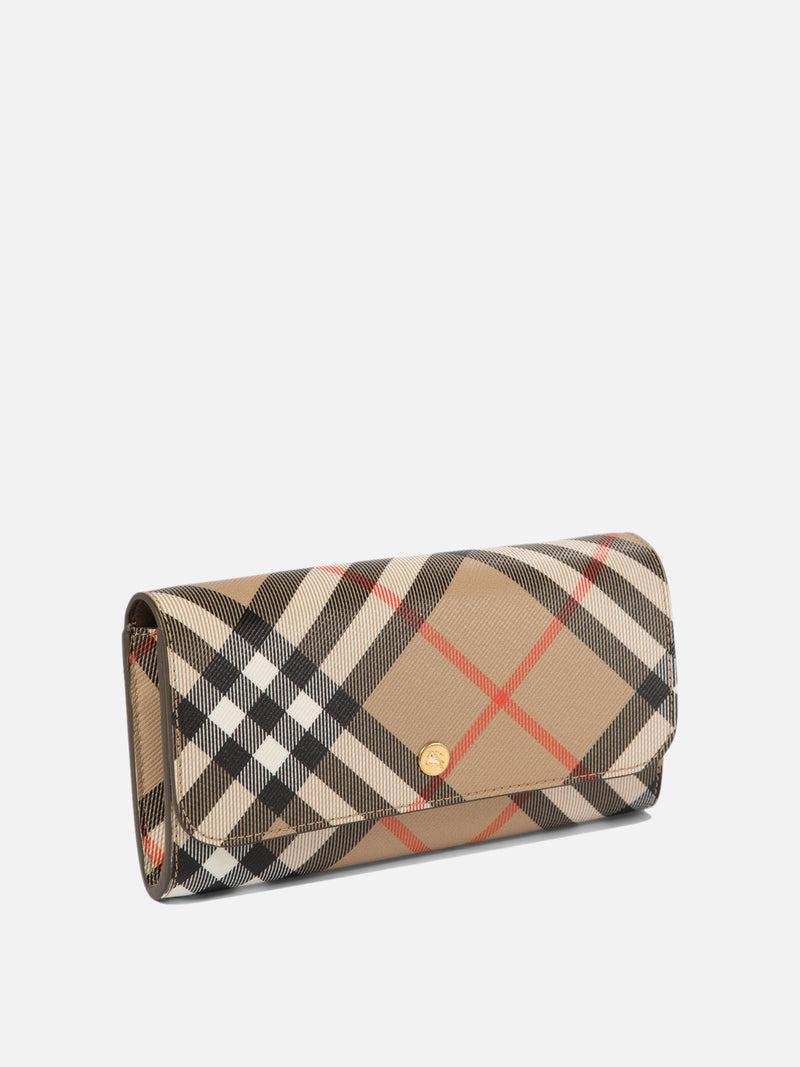 Vietti Burberry Portafoglio continental Check Spedizione Gratuita