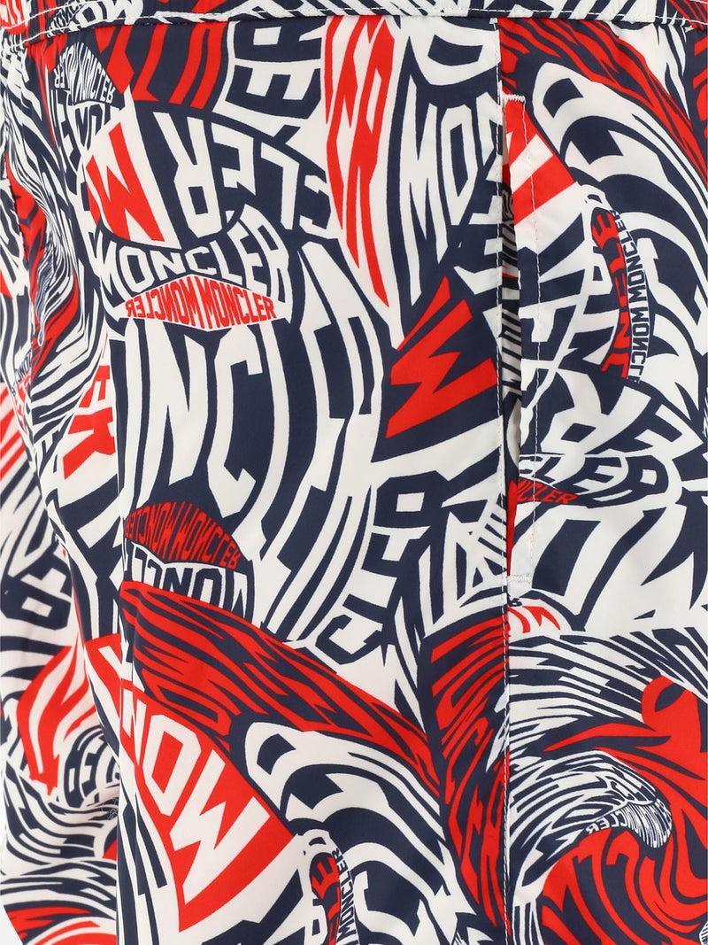 Vietti Moncler Boxer da mare con stampa Convenienza