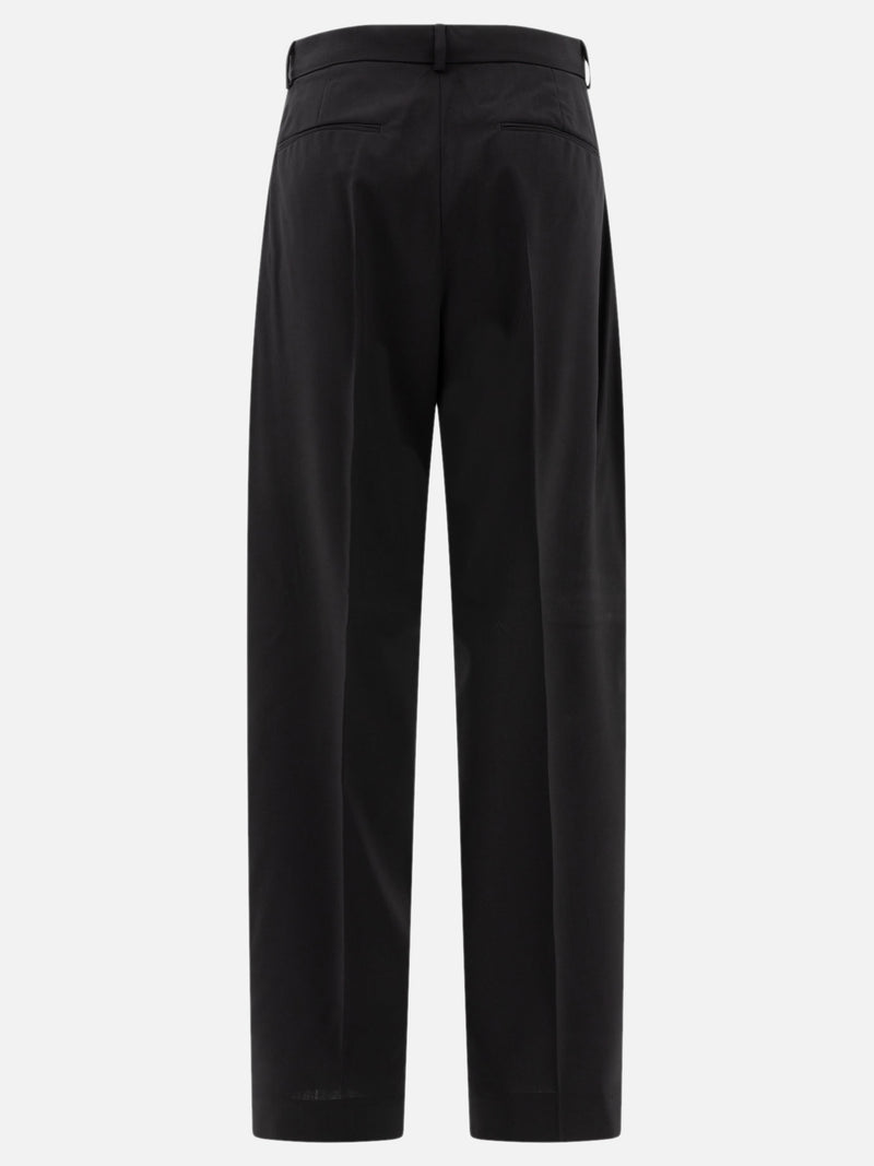 Vietti Max Mara Sportmax Pantaloni oversize in lana stretch Nuova