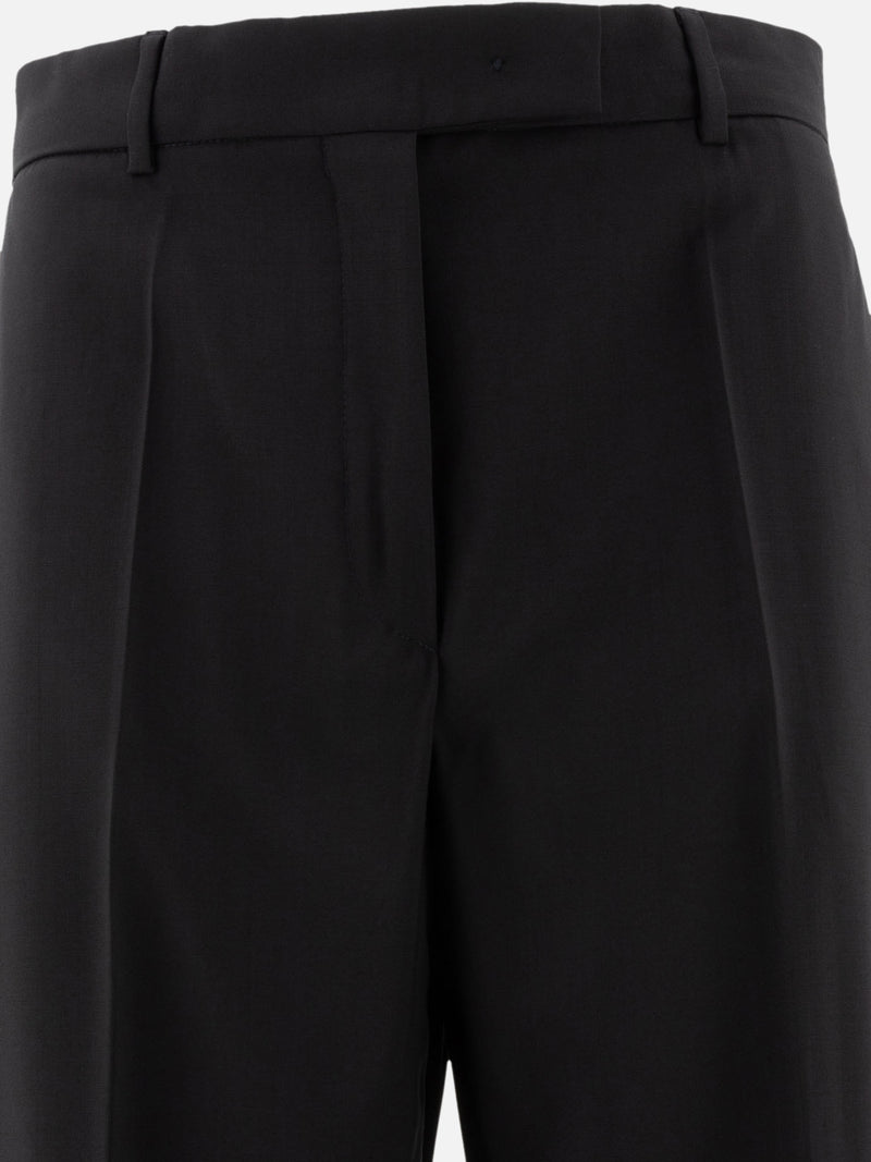 Vietti Max Mara Sportmax Pantaloni oversize in lana stretch Nuova
