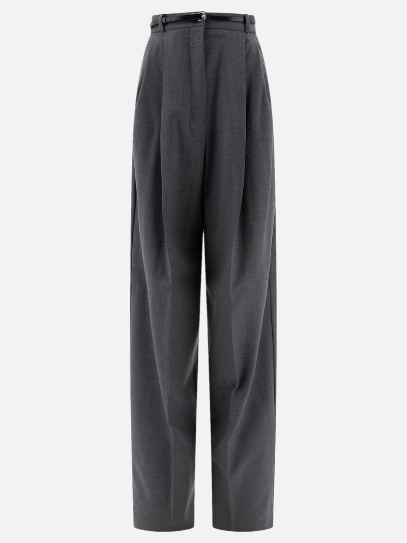 Vietti Max Mara Sportmax Pantaloni oversize in lana stretch