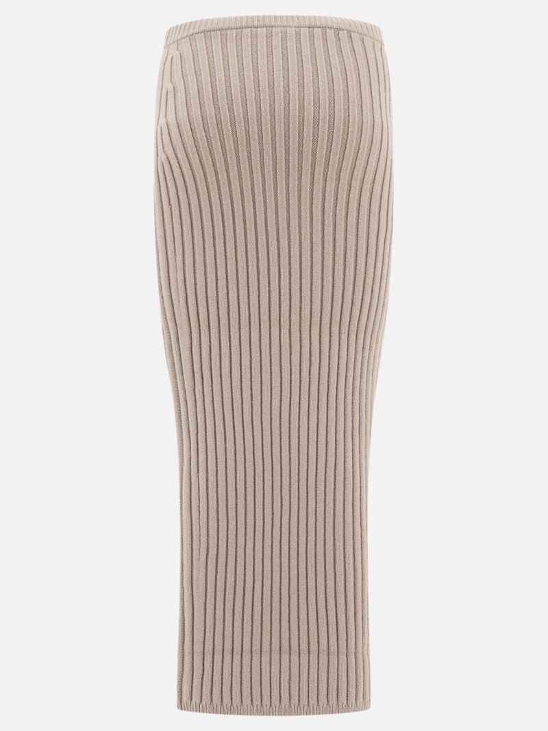 Vietti Max Mara Gonna in maglia di lana e cashmere In Linea