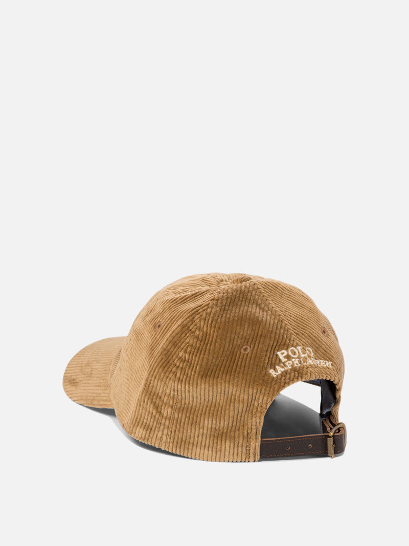 Vietti Polo Ralph Lauren Cappello da baseball a coste "Pony" Saldi Di Fabbrica