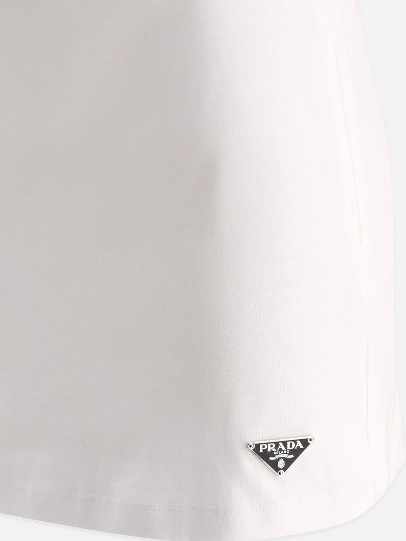 Vietti Prada Gonna con logo triangolo Vendita