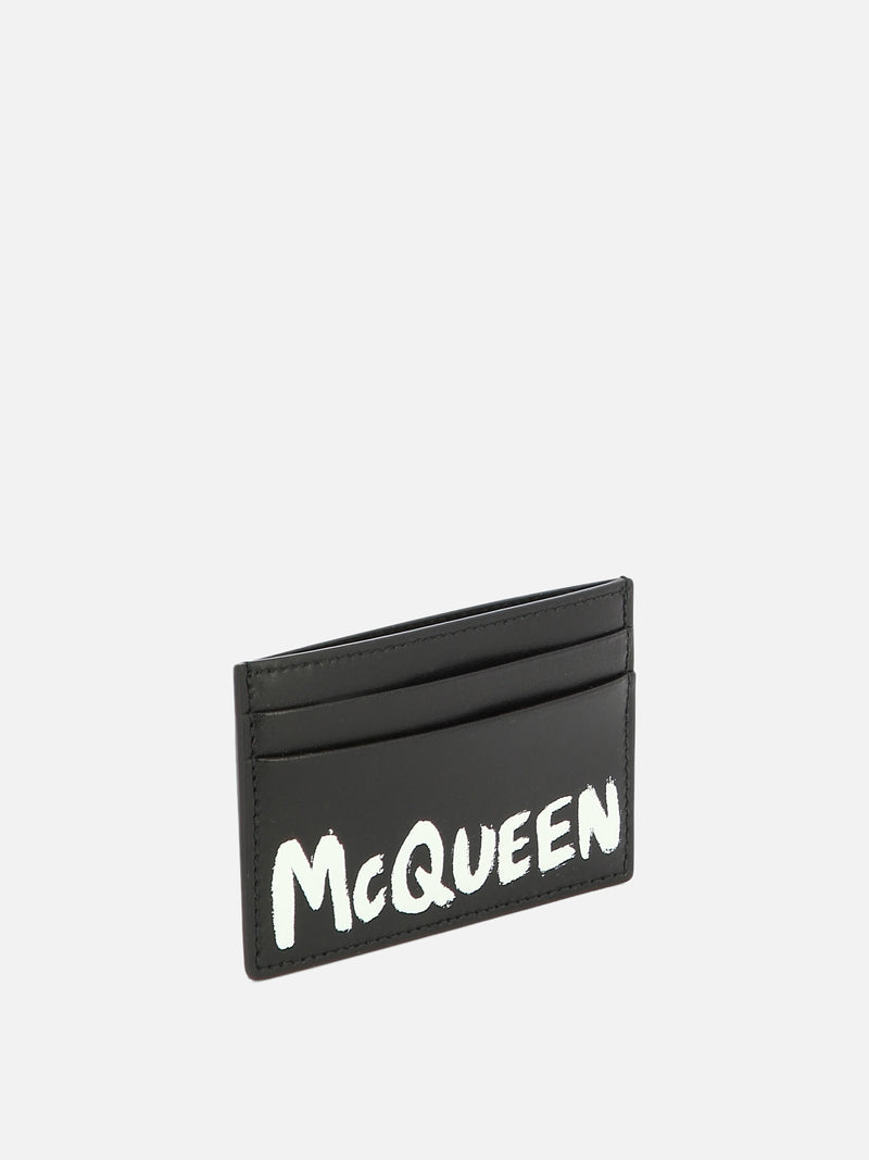 Vietti Alexander McQueen Portacarte "McQueen Graffiti" Offerta