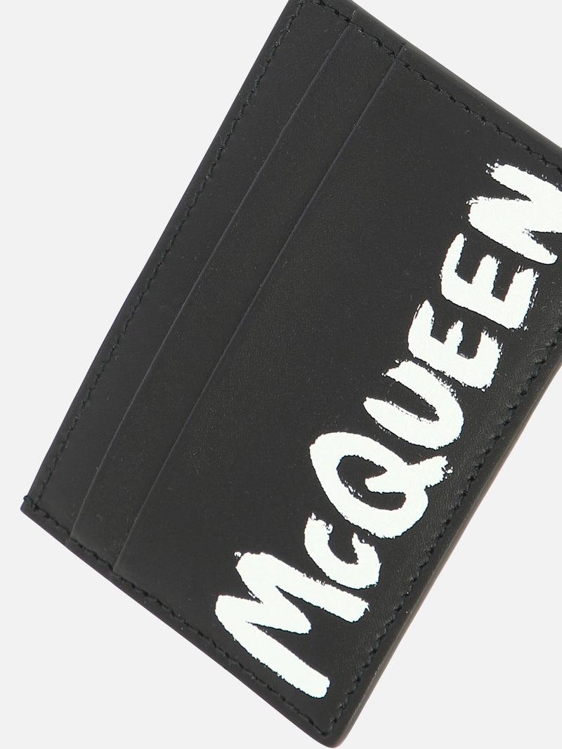 Vietti Alexander McQueen Portacarte "McQueen Graffiti" Offerta