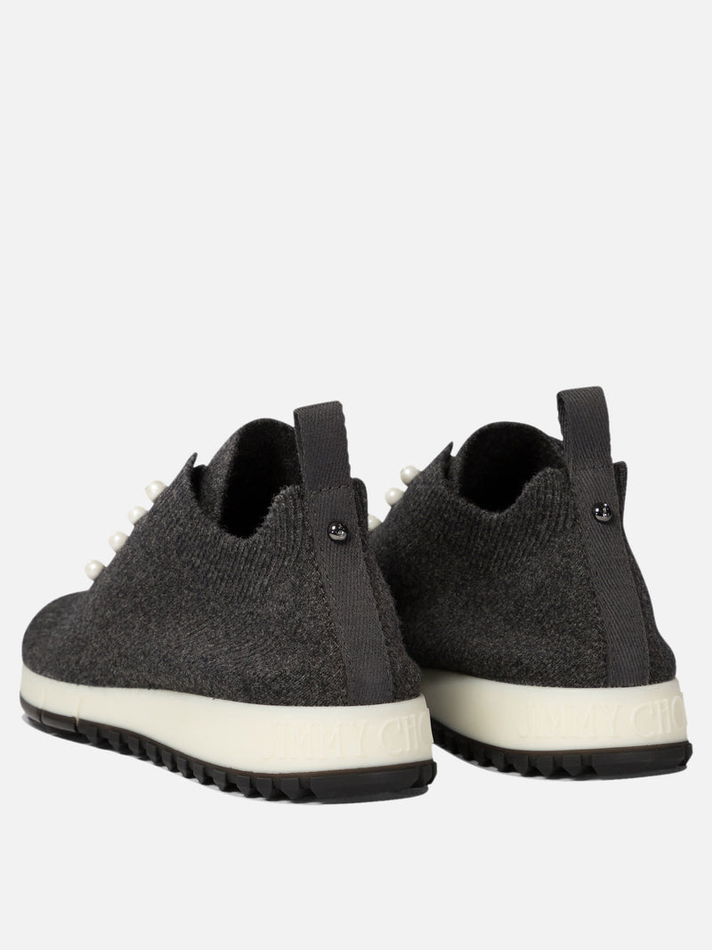 Vietti Jimmy Choo Sneaker in cashmere "Veles" Nuova