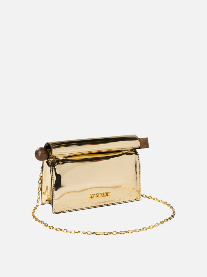 Vietti Jacquemus Clutch "La Petite Pochette Rond Carré" Vendita Calda