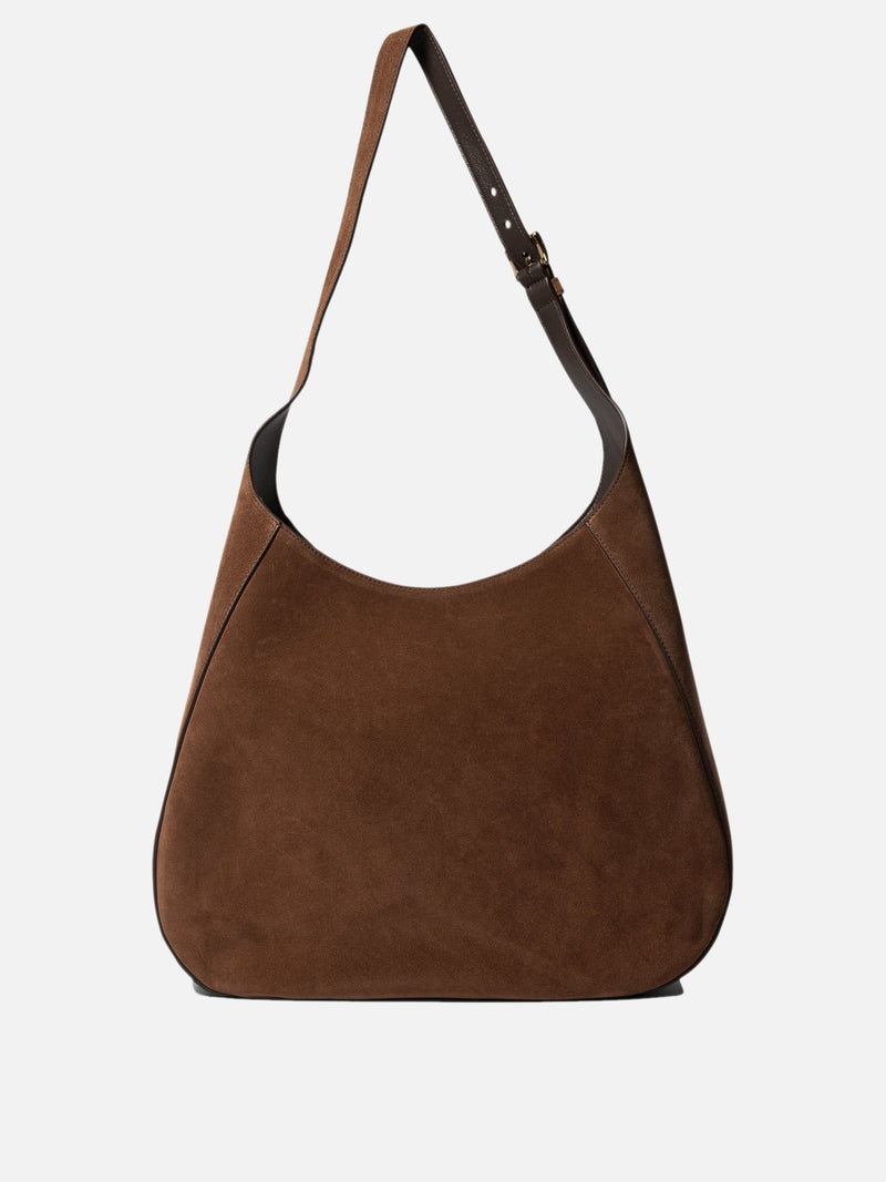 Vietti Prada Borsa hobo in pelle scamosciata 2025