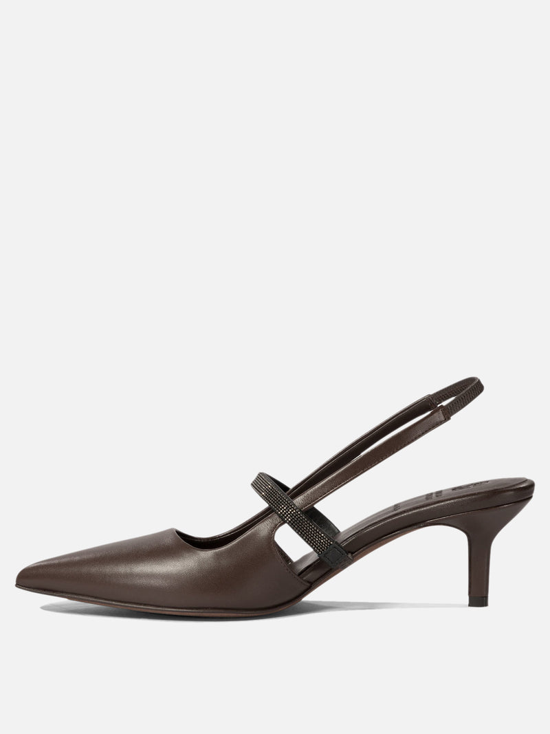 Vietti Brunello Cucinelli Slingback "City" 50% di sconto per tempo limitato