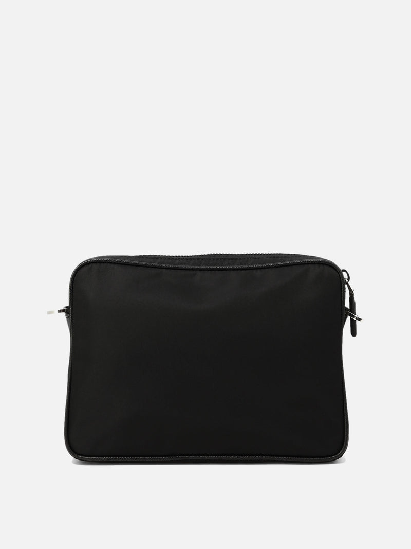 Vietti Prada Borsa a tracolla in Re-Nylon e Saffiano Offerta San Valentino